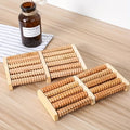 Wooden Roller Foot  Massager